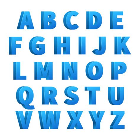 Alfabeto 3d Silhouette Letras Quadradas no Elo7 | LP INFORMATICA (144EDD0)