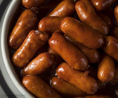 3 Ingredient Crockpot Little Smokies Recipe Kitchen Fun With My 3 Sons