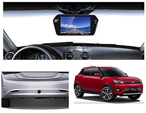 After Cars Mahindra Xuv 300 7inch Full Hd Bluetooth Back Mirror Monitor Screen With Camera
