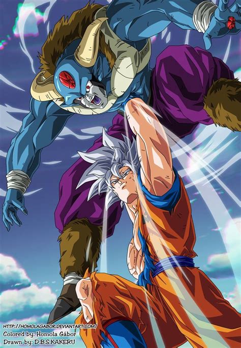 Goku Ultra Instinct Vs Moro By Homolagabor On Deviantart Dragon Ball