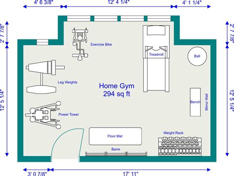 Home Gym Floor Plan Examples Home Gym Flooring Home Gym Design Home
