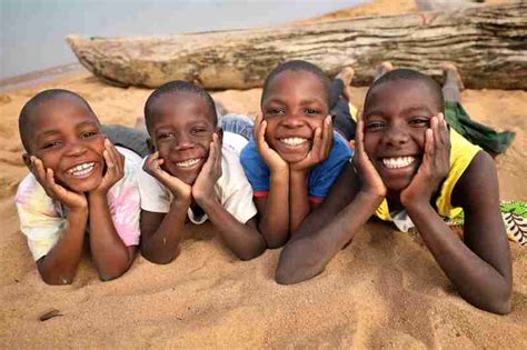 Malawi Kids At The Beach Of Lake Malawi Dietmar Temps Photography