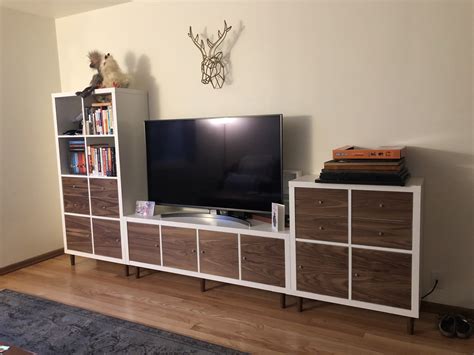 My Ikea Kallax Media Cabinet Ikeahacks