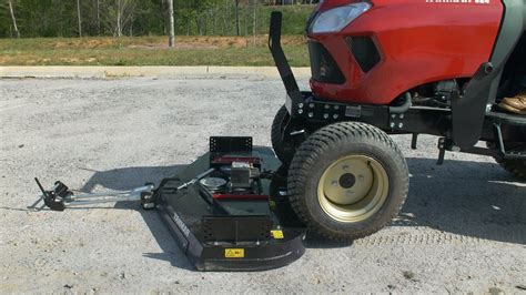 Yanmar Install And Removal Of The M60 Mid Mount Mower Youtube