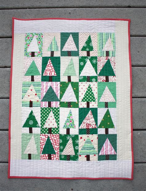 Modern Christmas Tree Quilt Block Tutorial - Diary of a Quilter - a