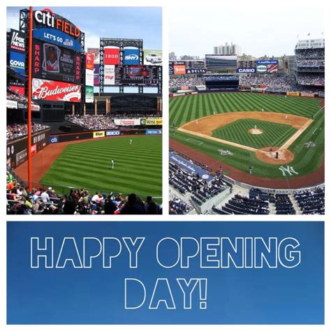 Happy Opening Day Ny Nyy Nym Baseball Baseball Field Field Baseball