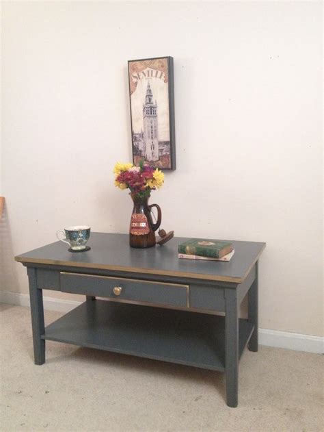 Check spelling or type a new query. Charcoal and gold painted coffee table by Furniture ...