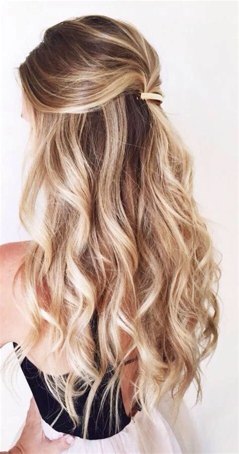 Long Curly Hairstyles Half Up Half Down Best Hairstyles