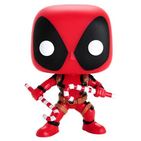 Funko Pop Holiday Deadpool With Candy Canes