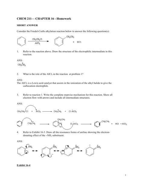 Chem 211— Chapter 16
