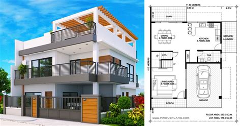 2 Storey House Design With Roof Deck In Philippines Studio Mcgee