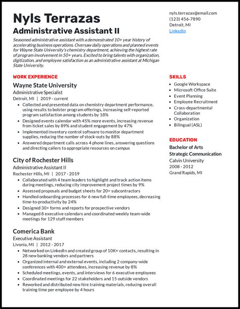 13 Administrative Assistant Resume Examples For 2024