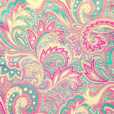 Free Download Girly Chic Floral Paisley Pattern Art Print By Girly Road