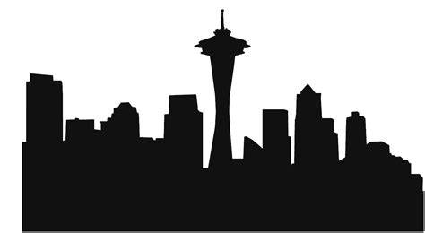 Download The Gallery For City Silhouette Png Seattle Skyline Png