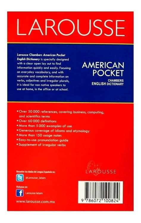 Diccionario Larousse American Pocket Chambers Ingles English Mercado 42160 Hot Sex Picture