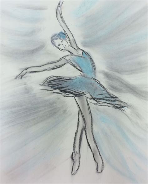 Ballet Dancer Charcoal Drawing Charcoal Drawing Drawings Art