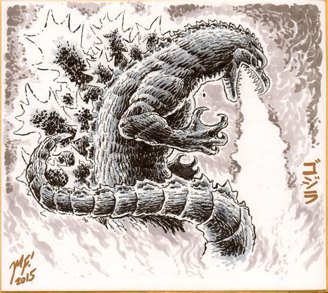 Godzilla 1954 Sketch By Kaijusamurai On Deviantart