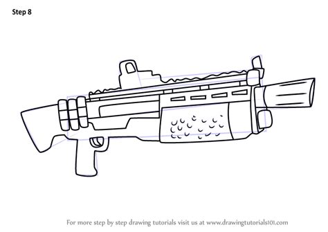 Fortnite battle royale coloring page red this fortnite character 3 coloring pages printable uploaded by keara daugherty from public domain that can find it from google or other search engine and. Learn How to Draw Heavy Shotgun from Fortnite (Fortnite ...