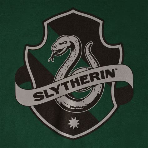 Slytherin Logo T Shirt Grün Harry Potter Elbenwald