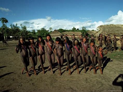 Xingu Dance Brazil South America Photographic Print Claire