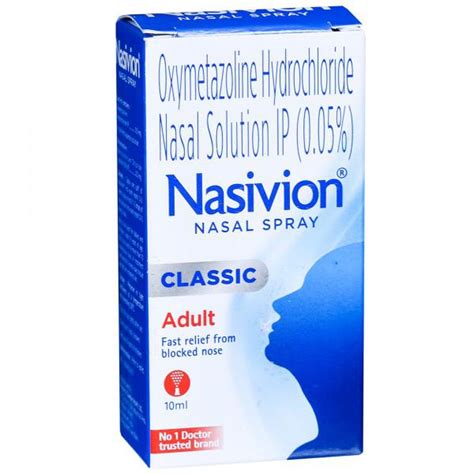 Buy Nasivion Classic Adult Nasal Spray 10 Ml Online At Best Price In