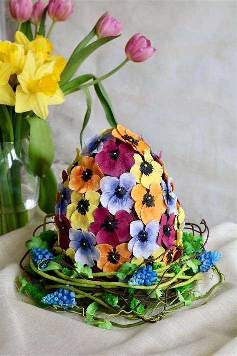Easter Egg Decorated Cake By Tomima Cakesdecor