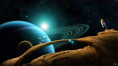 Outer Space Planets Science Fiction Wallpapers Hd Desktop And