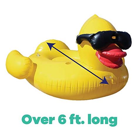 Game 5000 Bb Giant Derby Float Fun Inflatable Rubber Duck Quick Fill
