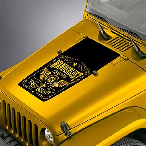 Jeep Wrangler Side Hood Decal Kit Usmc Marine Corps Logo Sticker Tj Lj