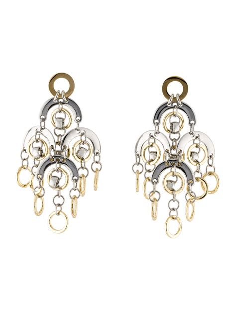 Donotuse Jose Maria Barrera Pearl Chandelier Clip On Earrings