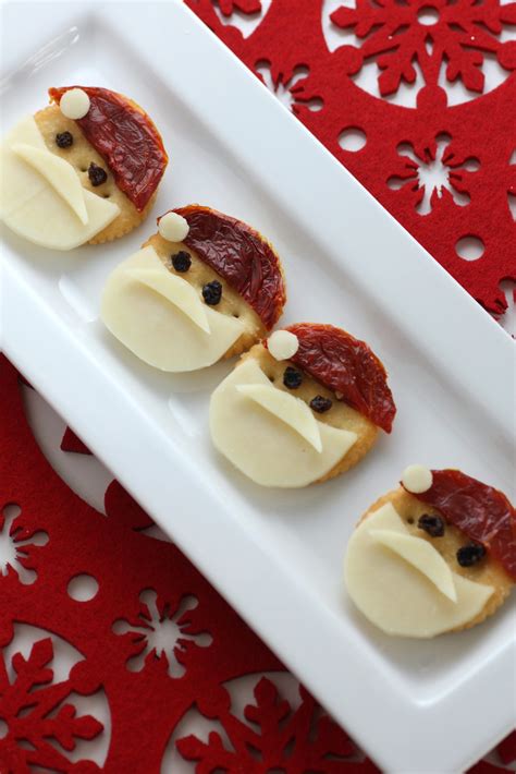 Luckily, we have a variety of healthy christmas appetizers you can have on hand to prevent your guests from getting hangry. Easy Christmas Santa Crackers | Catch My Party