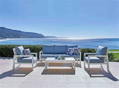 4 Outdoor Furniture Trends Aluminium Cement Wicker And Timber Harvey