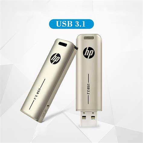 Hp Mini Metal Usb 31 Flash Drive 128gb 64gb 32gb Flash Drive Portable