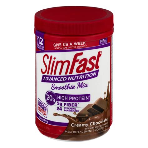 Save On Slimfast Advanced Nutrition Meal Replacement Smoothie Mix