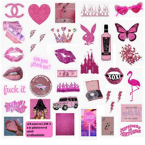 Vintage Pink Aesthetic Stickers Pin By Juju20 On Backgrounds