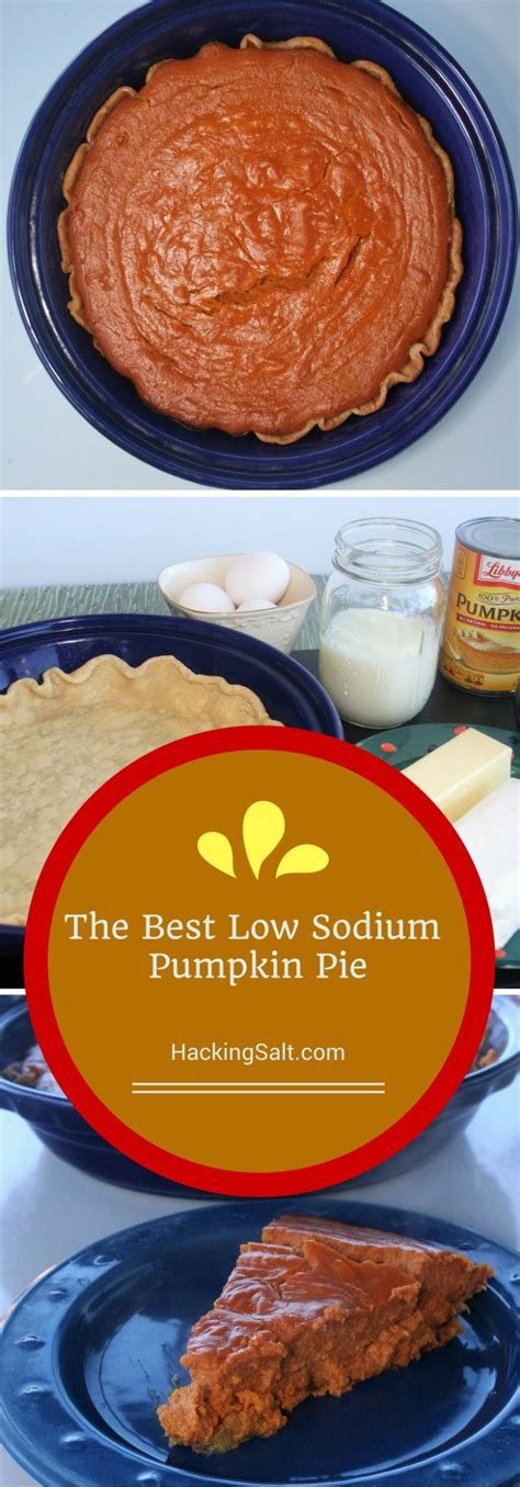 Are you looking for fast, easy and delicious recipe ideas. Low Sodium Pumpkin Pie | Recipe | Low sodium desserts, Heart healthy recipes low sodium, Low ...