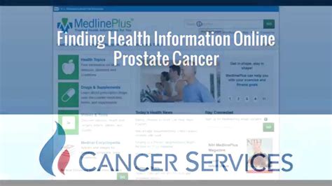Finding Online Prostate Cancer Resources YouTube