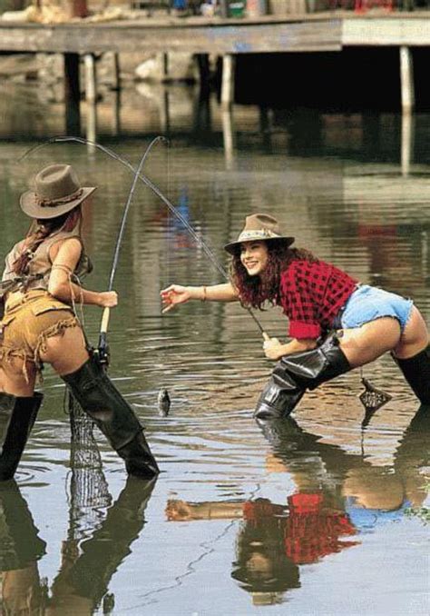 Girls Fishing In Bikinis Pics