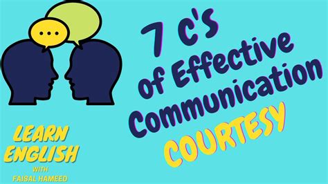 seven c s of communication courtesy learn effective communication youtube