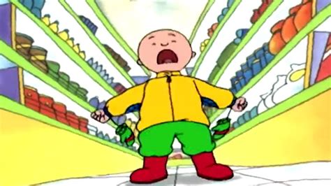 Caillou Gets Lost In The Supermarket Caillou Cartoon Youtube