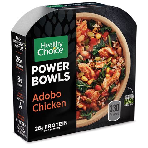 Healthy Choice Power Bowls Adobo Chicken Frozen Meals Oz