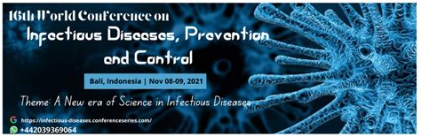 16th World Conference On Infectious Diseases Prevention 2021