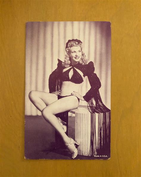 Vintage 1940s Pinup Girl Mutoscope Card Junk Journal Ephemera Etsy