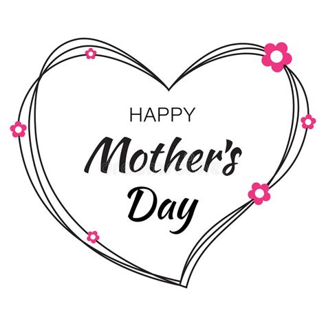 Maybe you would like to learn more about one of these? Happy Mothers Day Hand Drawn Typographic Lettering With ...