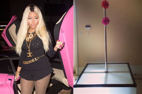 Nicki Minaj Celebrates Birthday With Stripper Pole And Breast Shaped