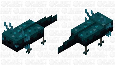 Warden Axolotl Minecraft Mob Skin