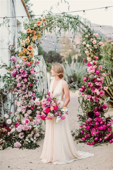 54 Beautiful Wedding Floral Arches To Get Inspired Weddingomania