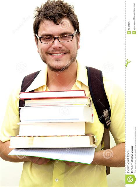 Geeky Kid Going Back To Schoo Stock Image Image Of Book Bangs 10421017