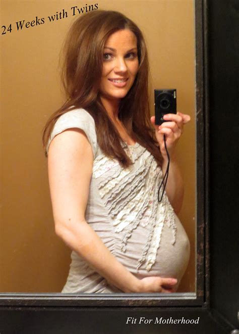 24 weeks pregnant with twins fit for motherhood