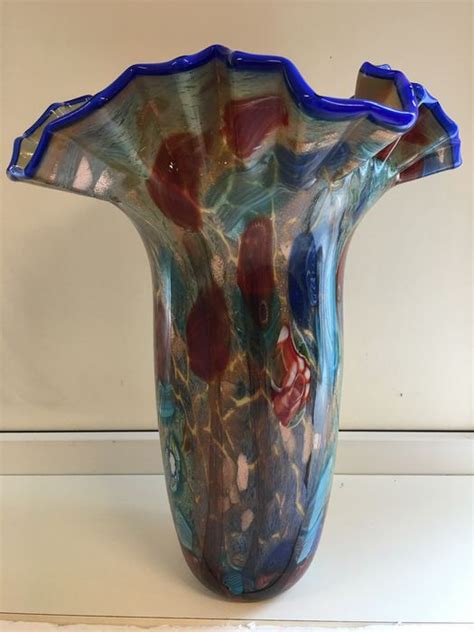 Large Blown Glass Vase 44 Cm Tall And Weighs 11 Kg Catawiki